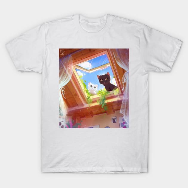 Friends From Above T-Shirt by Puffygator